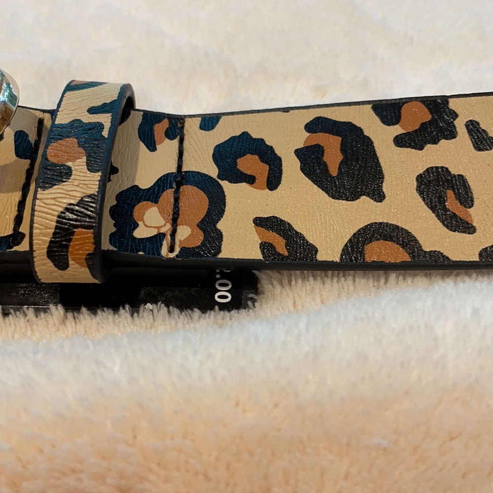 Disney Minnie Mouse Cheetah Print Belt - Size Medium - Picture 7 of 12